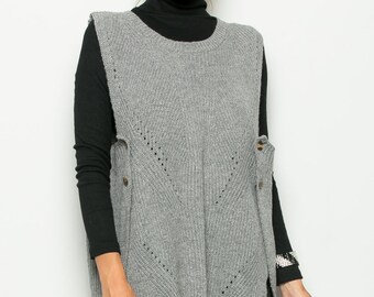 open side sweater