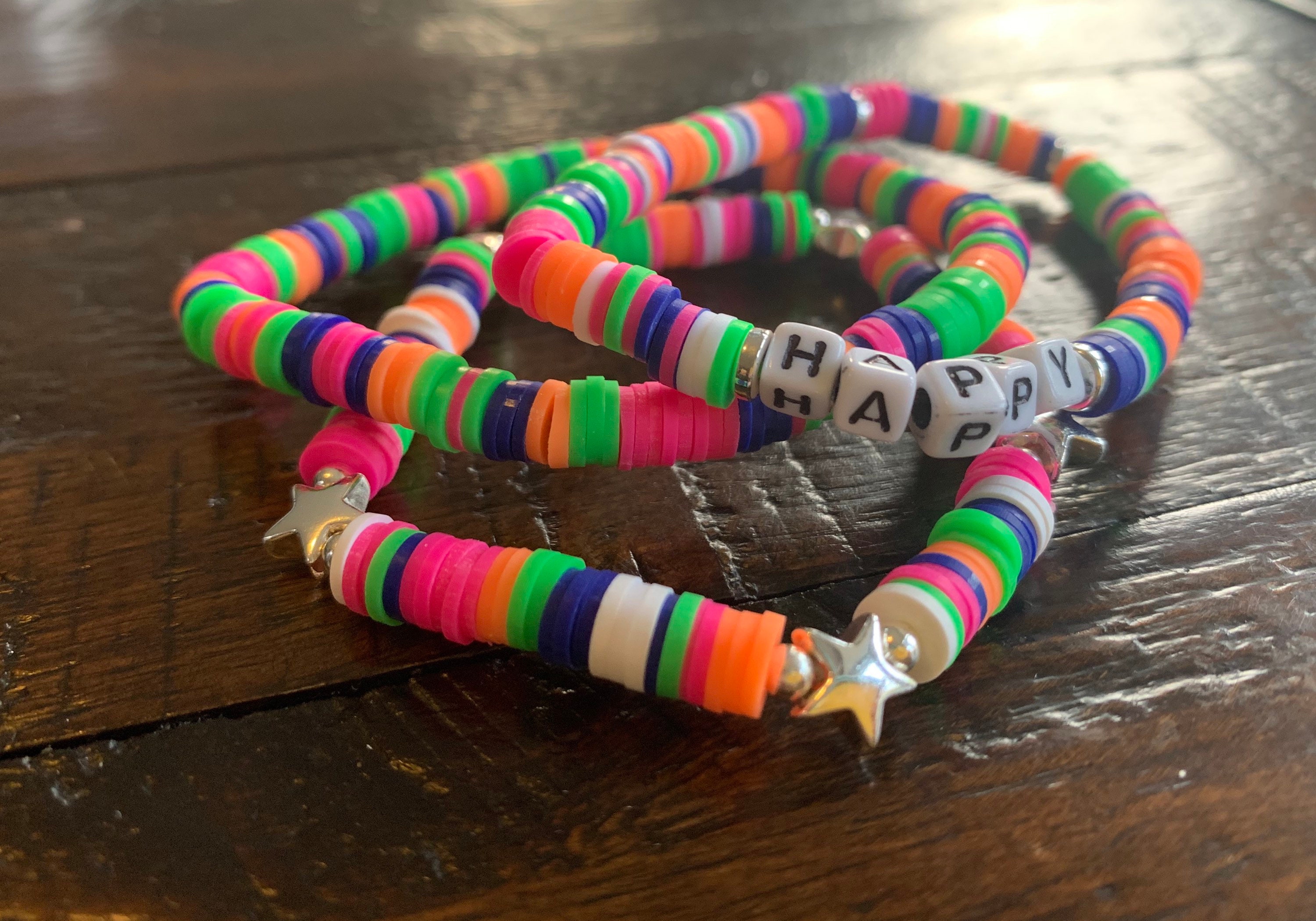 Bright colored HeisHi Bracelet set Etsy.de