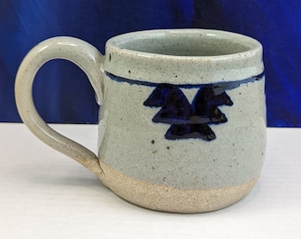 Southwest Design Mug, Blue Accent Mug