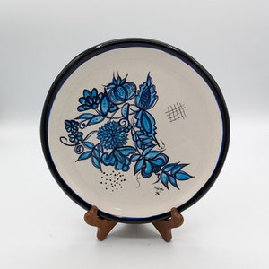 Beautiful Vintage First Prize Hand Painted Plate Signed