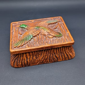 Vintage Multi Products Inc. Trinket Box with a Duck