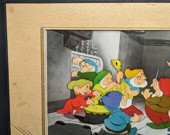 ディズニー『白雪姫と七人の小人』ロビーカード宣伝用スチール写真