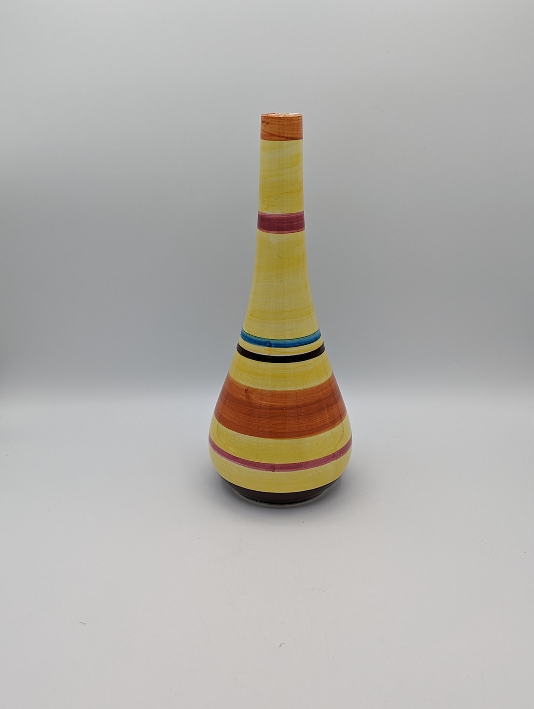 Ceramic Vase Made in Portugal Hand Painted by Secia Etsy