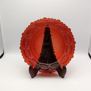 Avon 1876 Cape Cod Ruby Red Collection Salad Plate