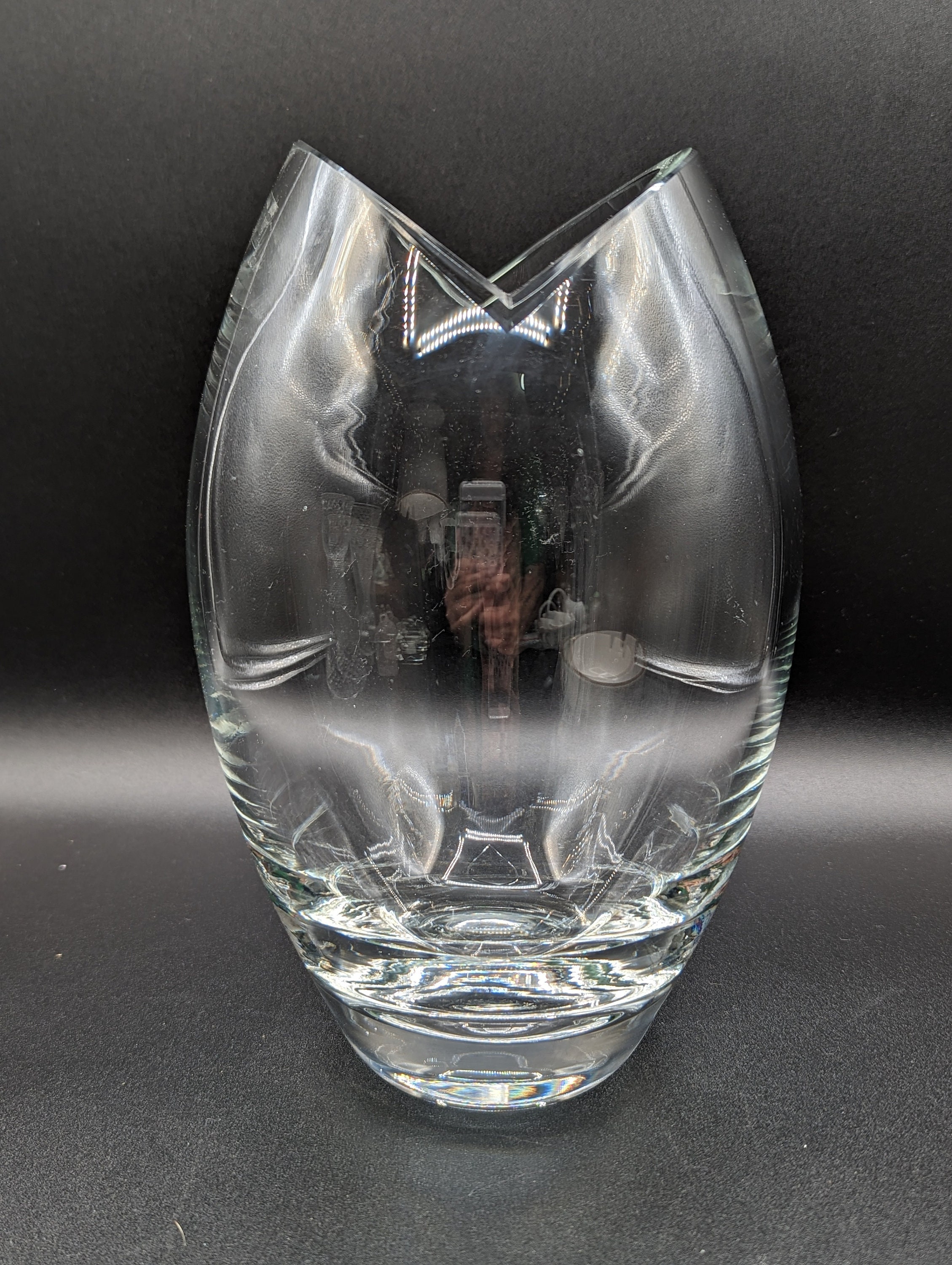 ポーランド製の美しい鉛クリスタルタルノフ花瓶 - Etsy 日本