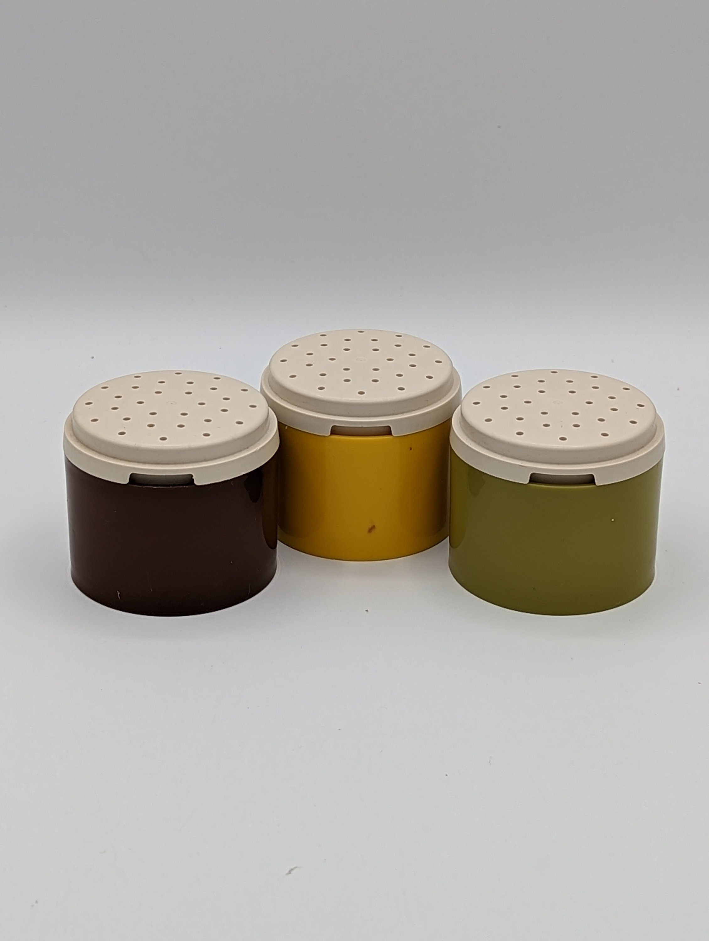 Tupperware 1308 Stacking Spice Containers Set of 3 Stackable
