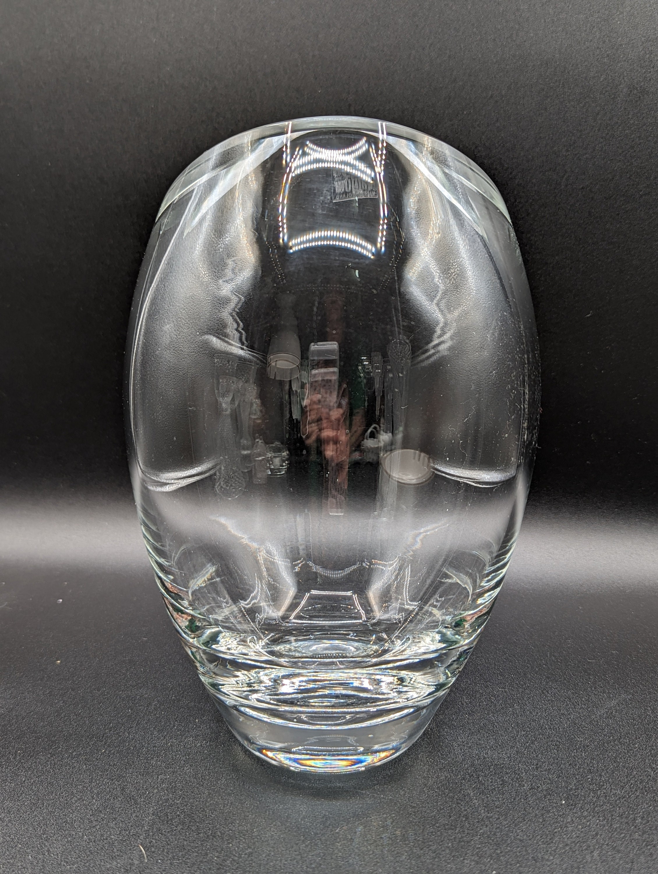 ポーランド製の美しい鉛クリスタルタルノフ花瓶 - Etsy 日本