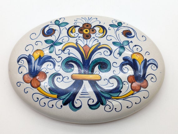 Mari Deruta Italian Ceramic Trinket Box Made in I… - image 6