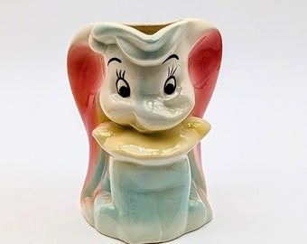 Vintage Disney Dumbo Milk Pitcher 1940's Disney Productions