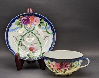Takito Double T Diamond Mark Japan Tea Cup and Saucer - Etsy