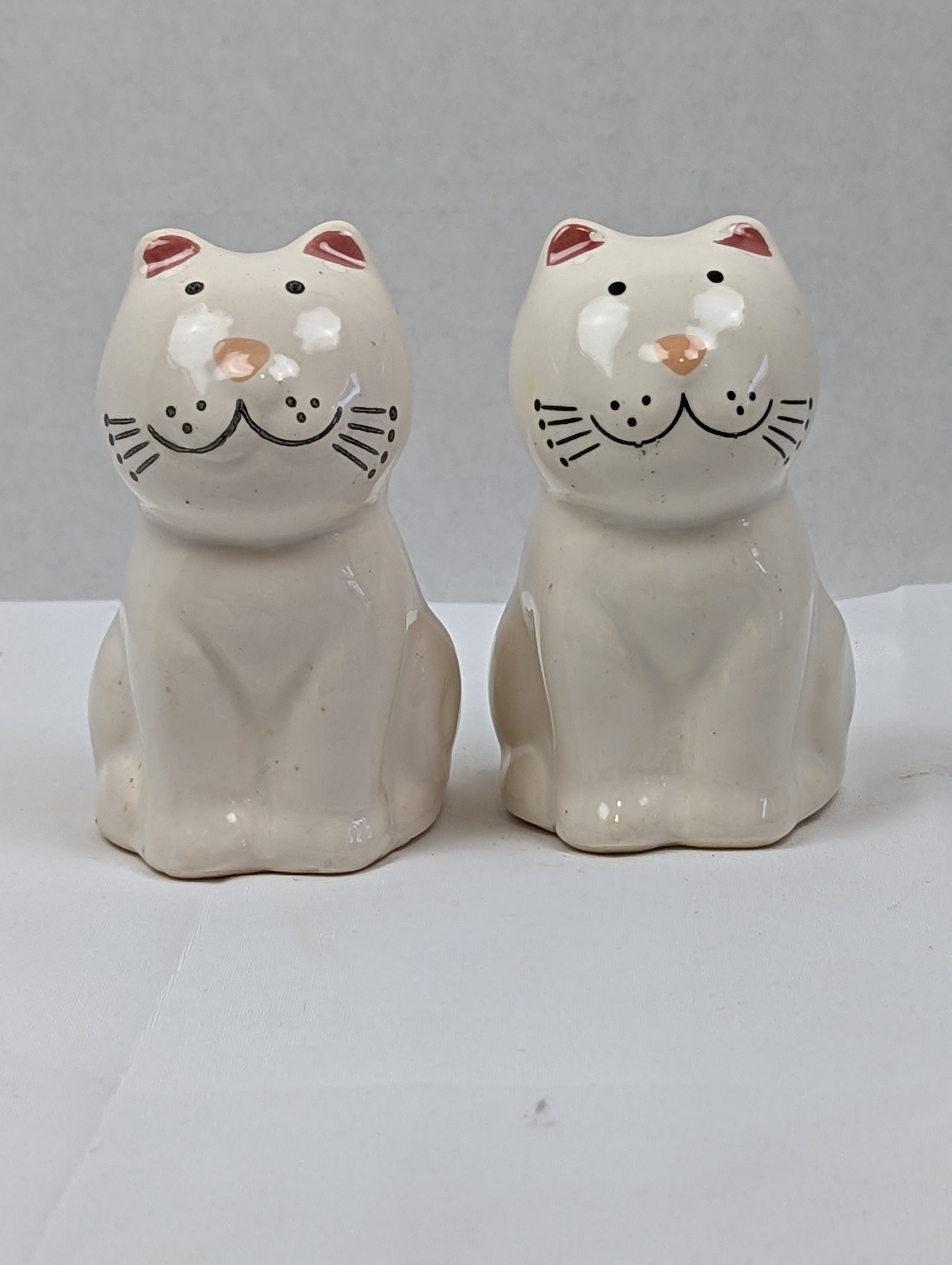 Salz und Pfeffer-gemütliche Katzen-Sammlung 1989 Keramik 3-1 / 4 ”Hoch