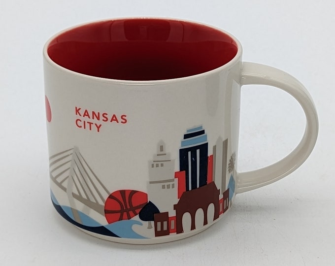 Starbucks Kansas City You Are Here Coffee Tea Mug 14 Oz, Starbucks
