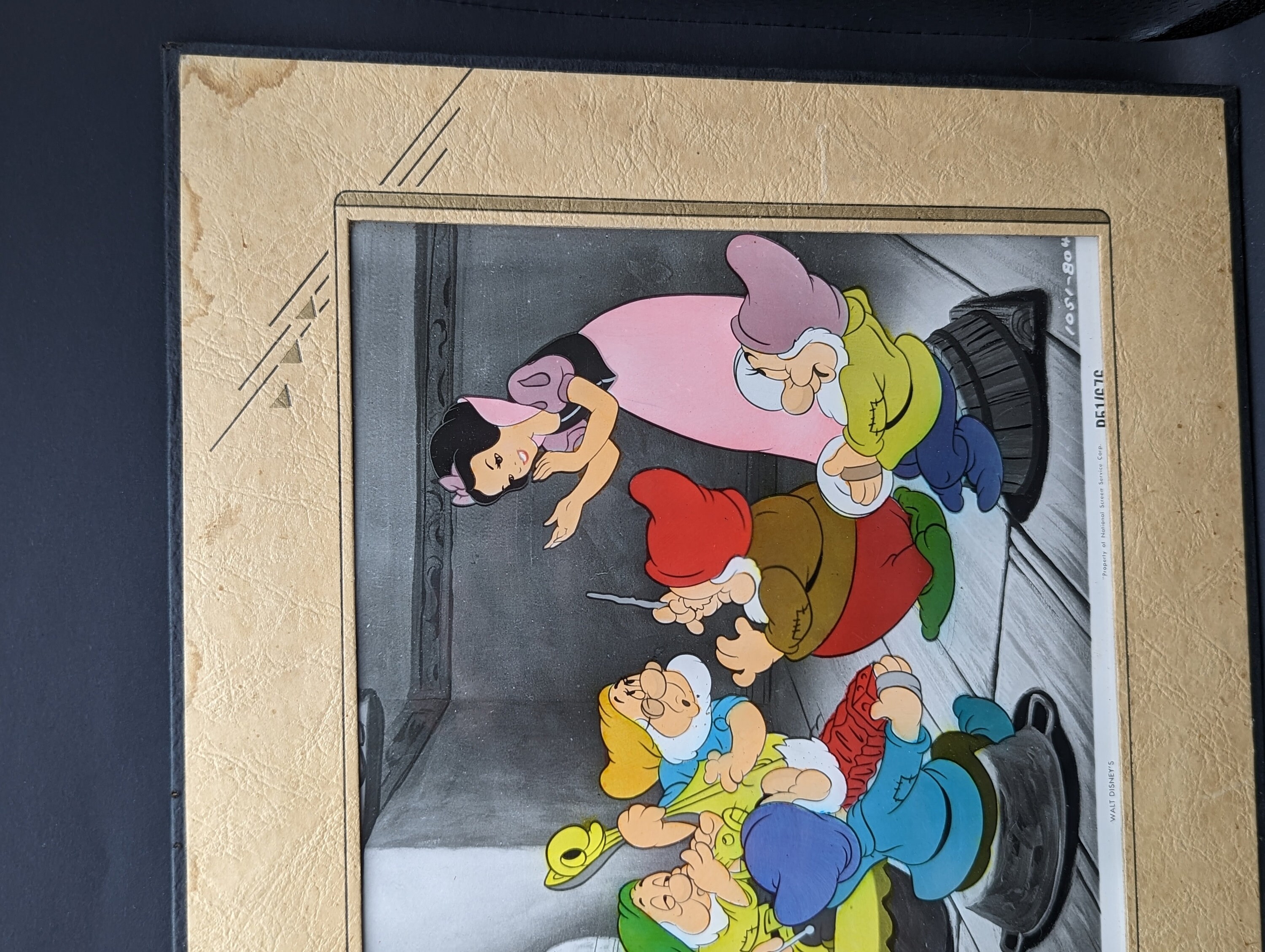 ディズニー『白雪姫と七人の小人』ロビーカード宣伝用スチール写真