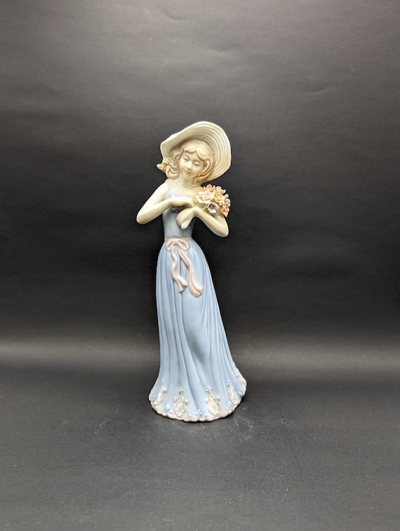 Gifts by House of Lloyd Gathering Flowers Porcelain Figurine 1998