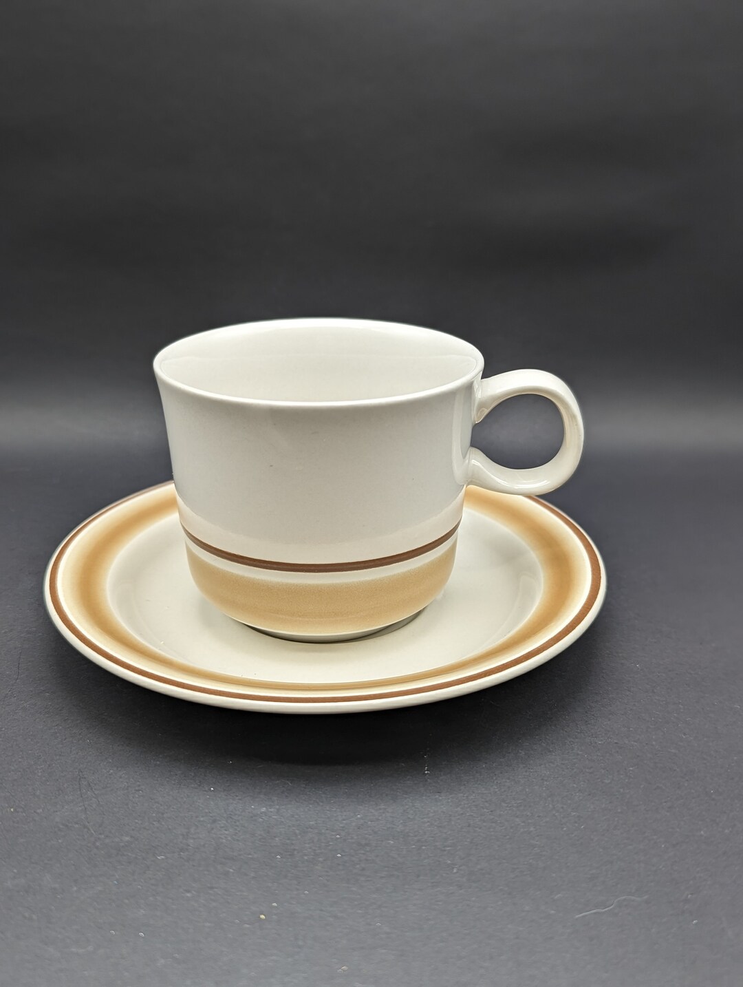 Vintage Water Colors Hearthside Cup and Saucer - Etsy