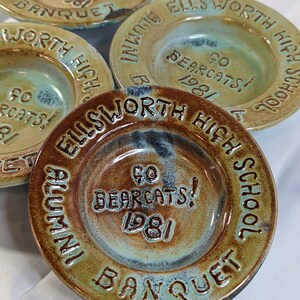 Ellsworth High School Alumni Banquet 1981 Trinket Dish #35