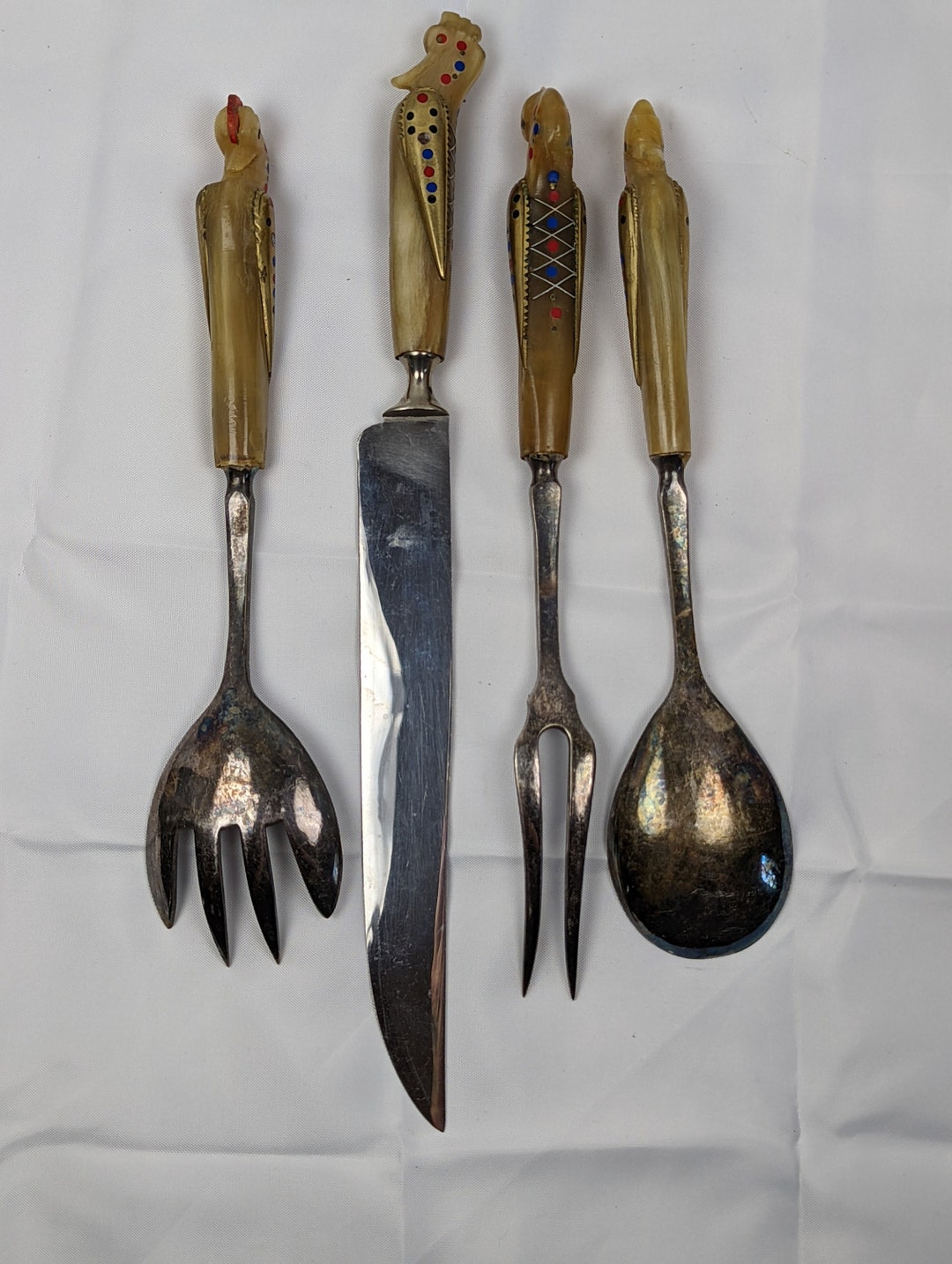 ヴィンテージ シルバーホーン フェニックス バード アルフレッド