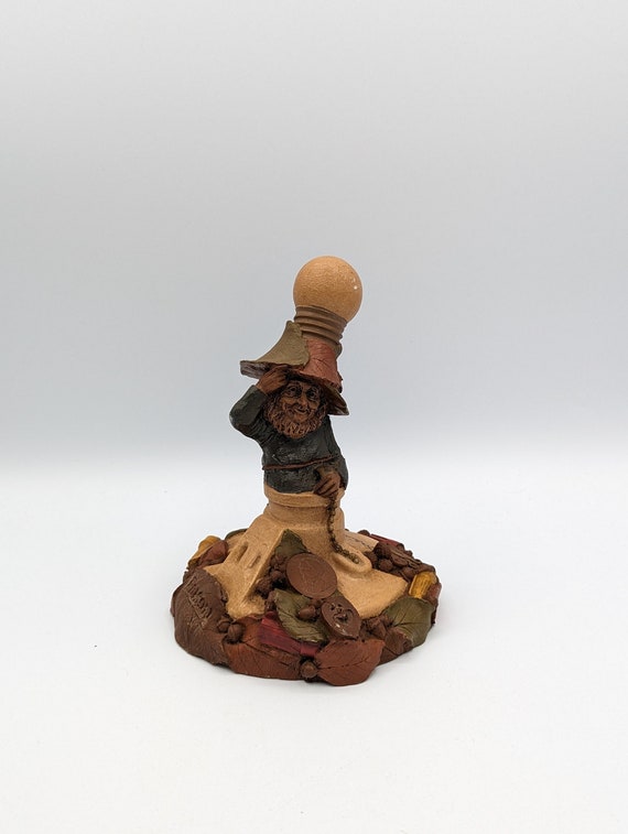 Hand Signed Tom Clark Gnome - Edison - #84 - 1987- LIGHT BULB - Etsy