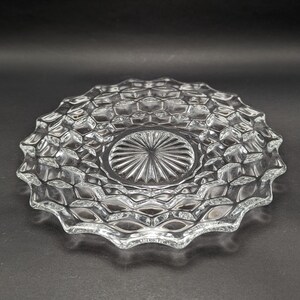 Fostoria American 7.75&quot; Salad Plate Small Circle Center