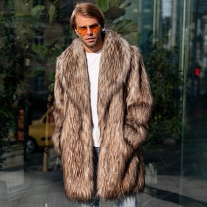 Manteau fausse fourrure Etsy Canada