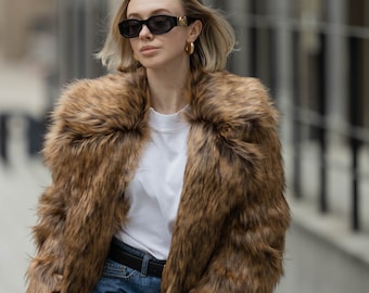 ジャケット・アウター MISTREASS Eco Fur Collarless Lady Coat Mistreass エコファー Collarless コート - メルカリ