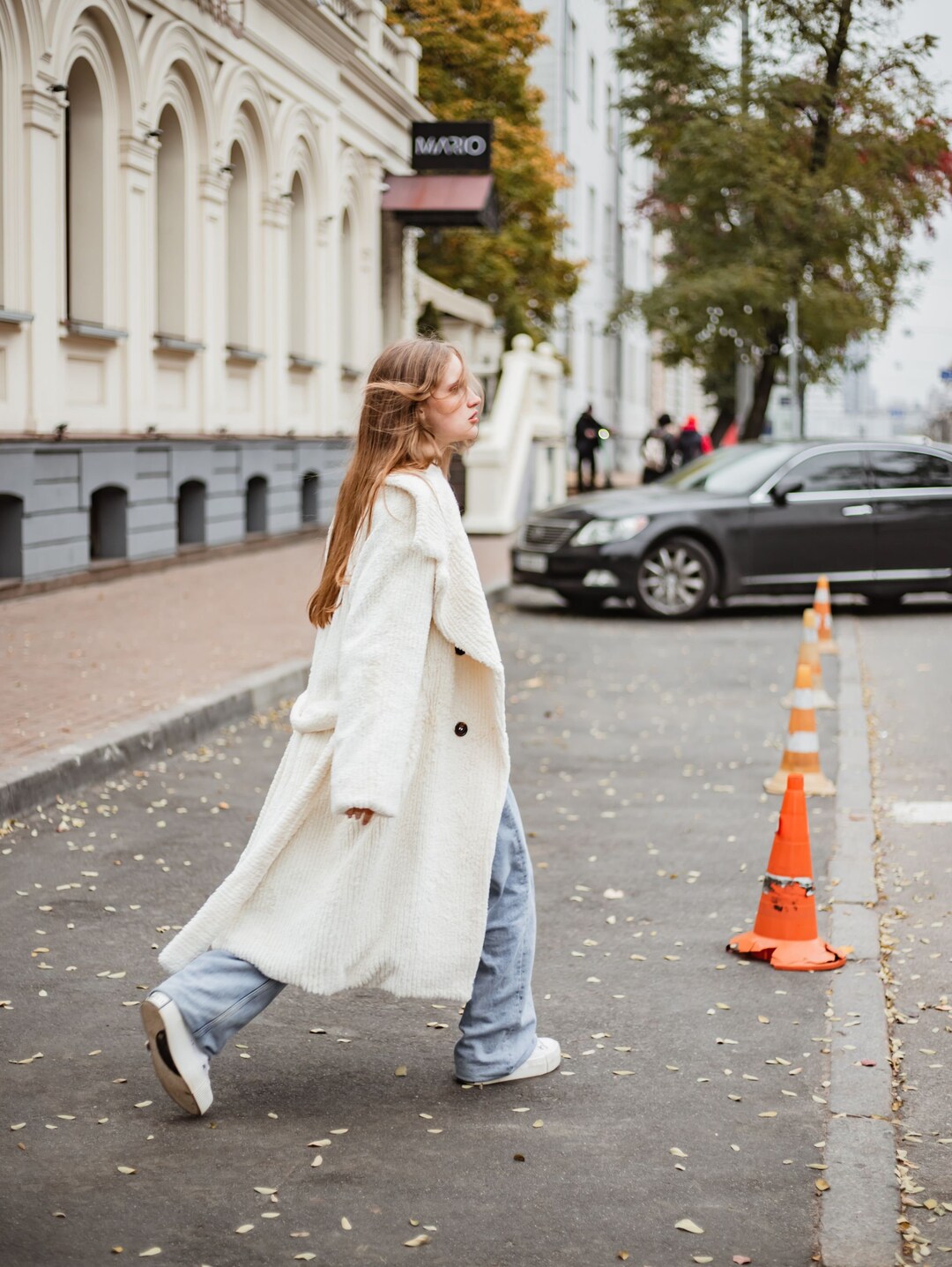 thetoe Christmas Fur Coat ホワイト Mサイズ thetoe Christmas Fur Coat