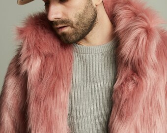PCCVISION opium fur cap（pink） Womens Faux Fur Hats | Pink Fur Hat | Women's Trapper Hat
