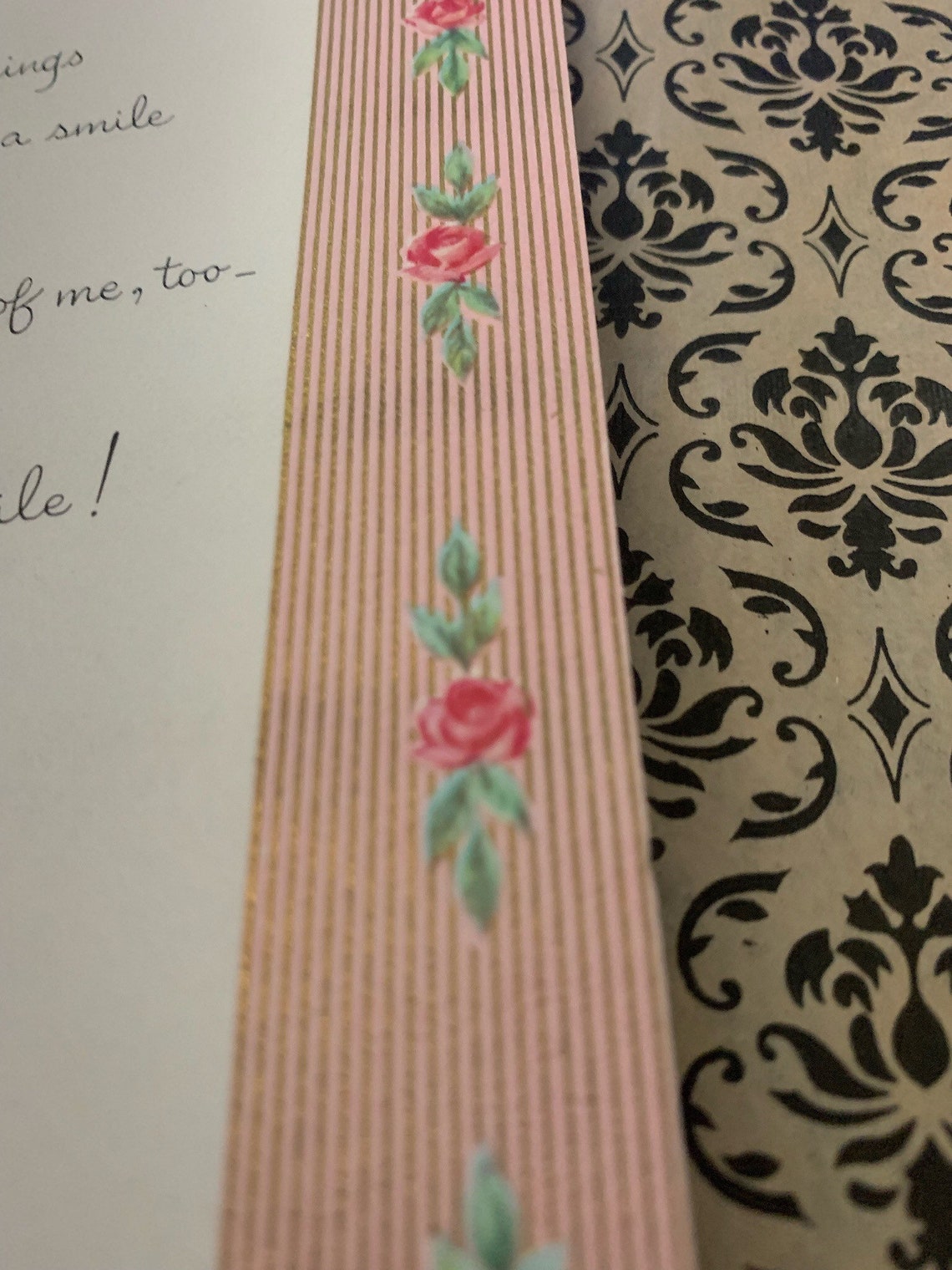 Beautiful vintage card Thinking of you card  Etsy