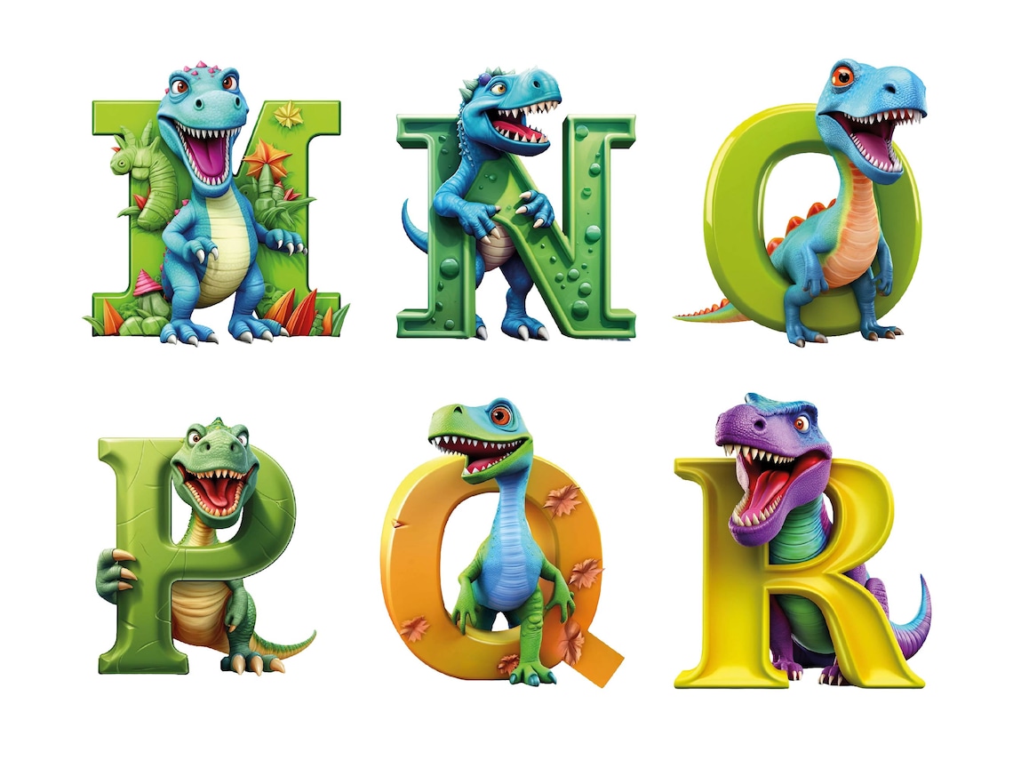 Dinosaur Clipart Png Dinosaur Font Dinosaur Letters Alphabet Png