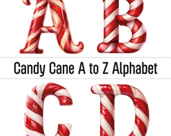 Clipart Sucre de canne en bonbon alphabet Png Clipart bonbons Clipart bonbons Png Doodle lettres de l'alphabet monogramme dessins par sublimation