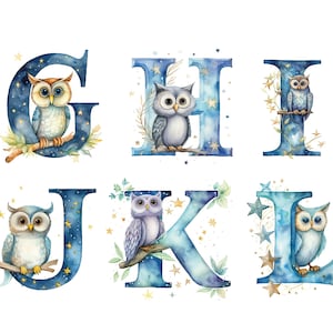 Owl Png Clipart Owl Letters Owl Font Alphabet Png Doodle Letters Animal ...