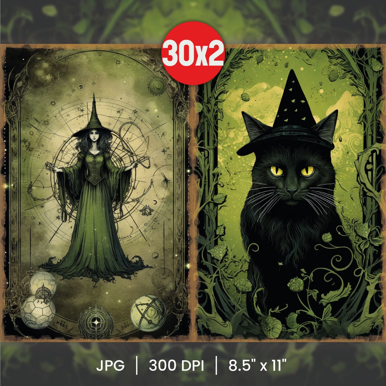 Witch Junk Journal Printable Halloween Junk Journal Magic Journal Witch ...
