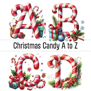 Candy Cane Clipart Candy Land Png Alphabet Clipart Christmas Candy Sweets Clipart Doodle Letters Christmas Name