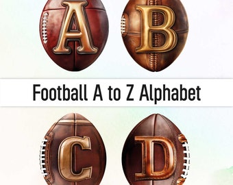 Football Png Football Clipart Alphabet Png Doodle Letters Png Doodle Alphabet Monogram Letters Decorative Sublimation Designs