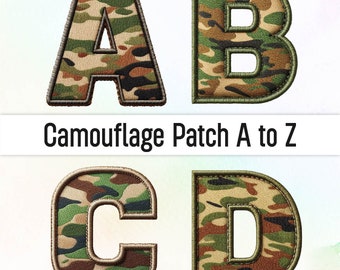 Camouflage PNG Clipart camouflage PNG militaire police de l'alphabet américain patriotique Lettres camouflage Clipart alphabet lettres doodle alphabet