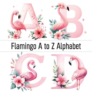 Flamingo Png Clipart Flamingo Schriftart Alphabet Buchstaben Flamingo Print Tapete Aufkleber Gekritzel Buchstaben Aquarell Clipart Beliebte Png