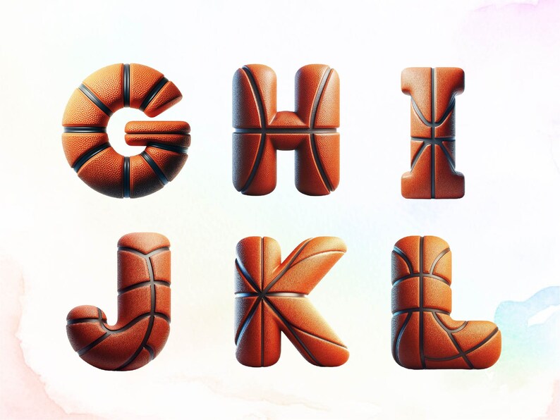 Basketball Png Basketball Font Clipart Doodle Letters Png Alphabet ...