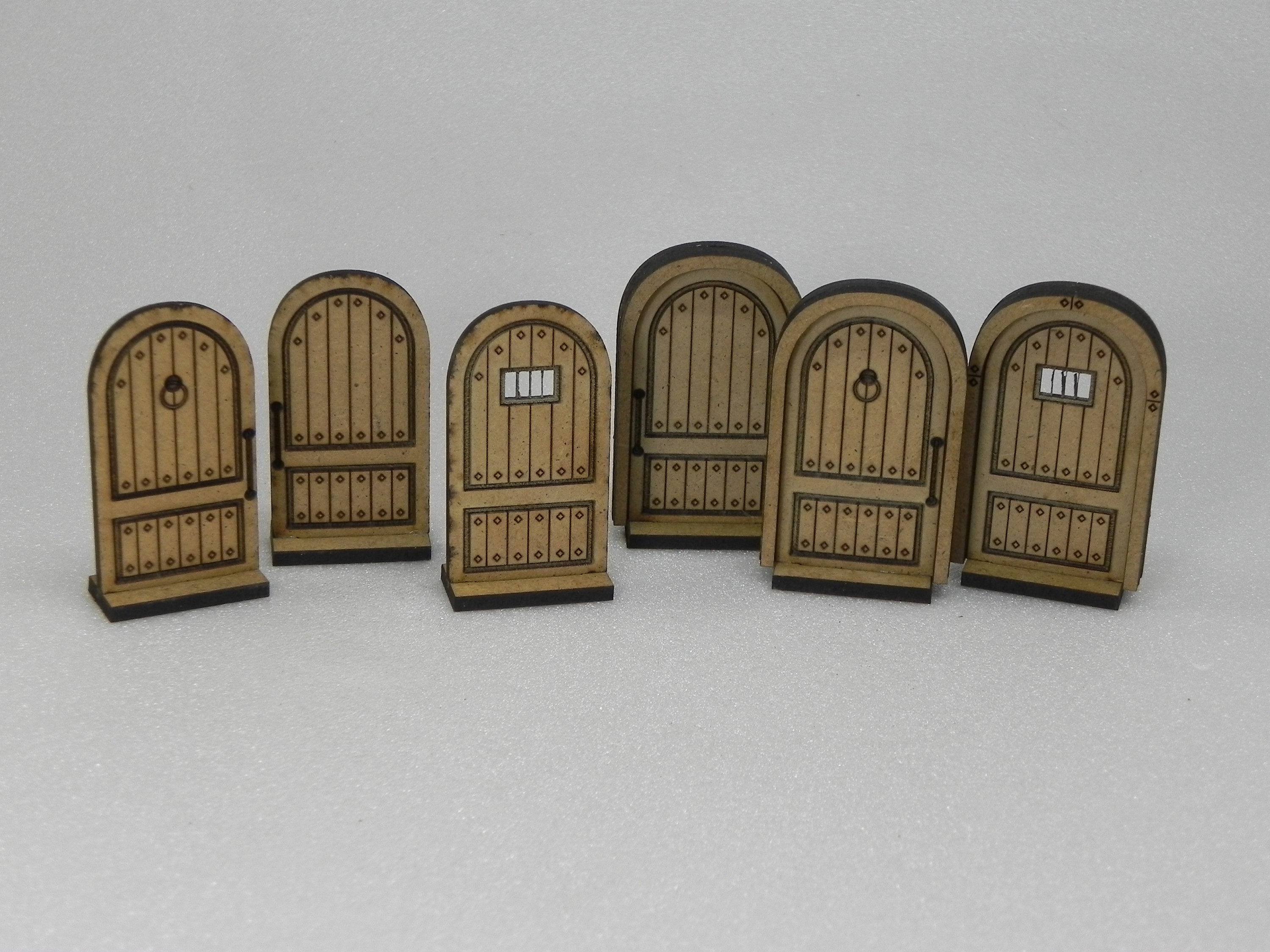 Dungeon Doors (gothic Round Style) - Etsy