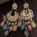 Traditional Earrings/kundan chandbalis/Chandbalis/sabyasachi Earrings/Sabyasachi chandbalis/Kundan earrings/Kundan meena earrings/indian 