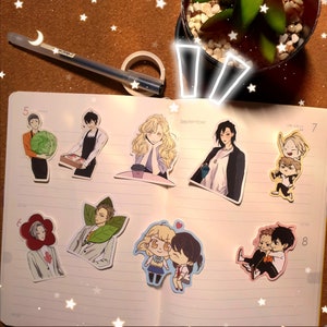 19 jours/Leur histoire (Tamen de gushi) Stickers imperméables | Sticker pour ordinateur portable Yaoi BL Boyslove/Yuri Lesbian Anime Manga