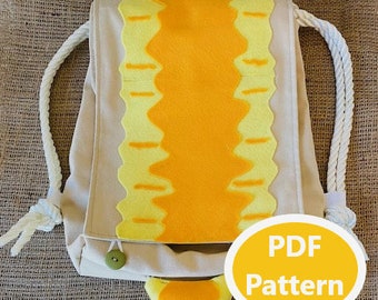 Schnittmuster*Dino Dana Inspired Backpack Pattern: T-Rex