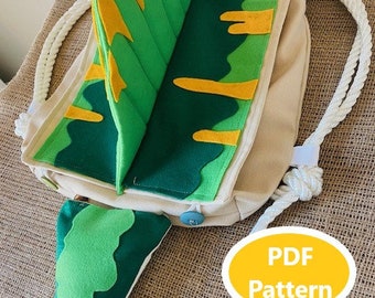 Schnittmuster*Dino Dana Inspired Backpack Pattern: Spinosaurus