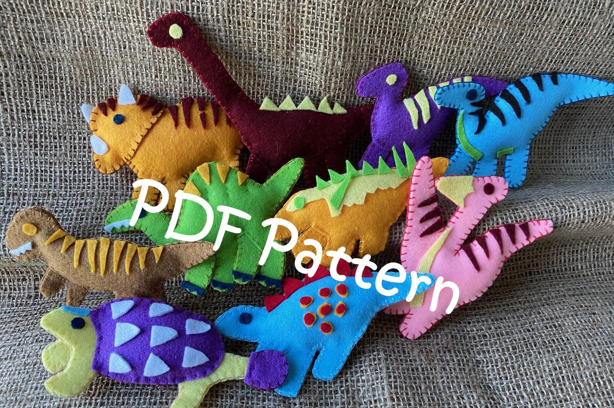 Sewing pattern*Dino Dana Badges (all sets)