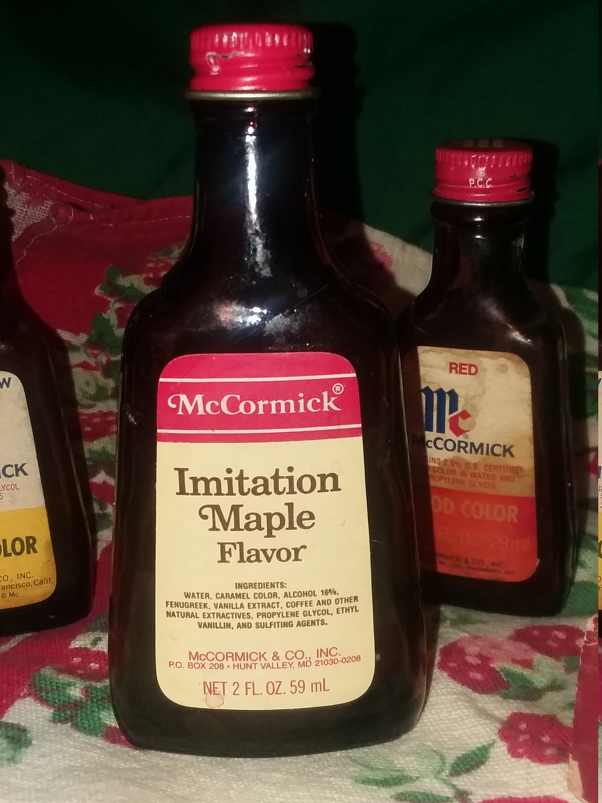 Vintage Glass Food Coloring and Flavoring Bottles Bottles Etsy UK