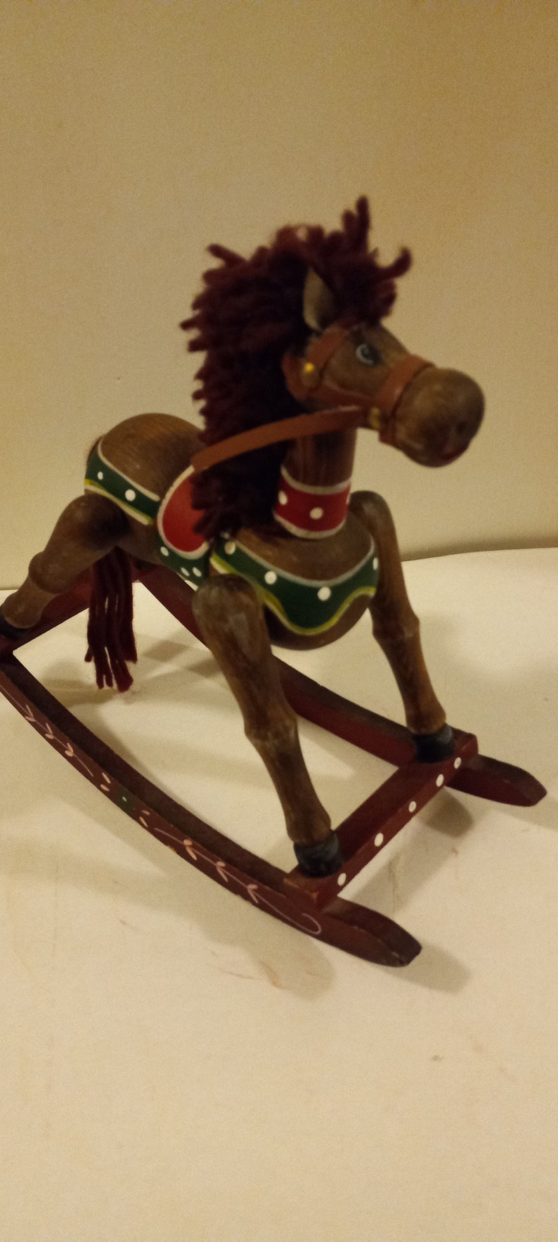 Ornamental Wood Rocking Horse Etsy