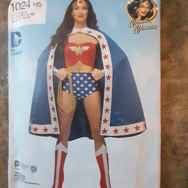 Adult Wonder Woman costume pattern