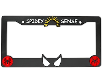 Spidey Sense V2 3D Raised License Plate Frame