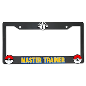1st Edition Master Trainer 3D Raised License Plate Frame