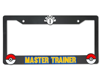 1st Edition Master Trainer 3D Raised License Plate Frame