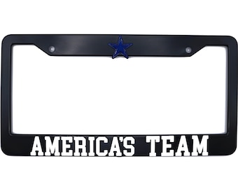 Dallas Cowboys "America's Team" 3D Raised License Plate Frame